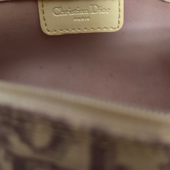 Christian Dior Lavender Trotter Jacquard Nylon Cosmetic Pouch - Picture 7 of 10